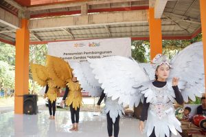 Pertunjukan Tari pada saat Peresmian Taman Baca cerdas Ilalang, Jepara,, Desa Kepuk, Jawa tengah